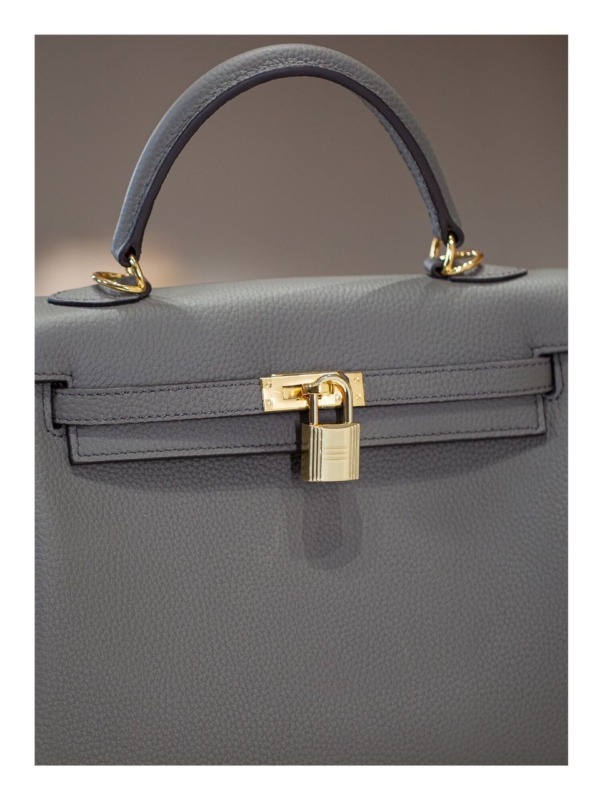 Kelly 25 Gris Etain Togo