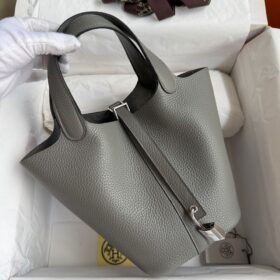 Picotin Lock Togo Grey Meyer 22cm