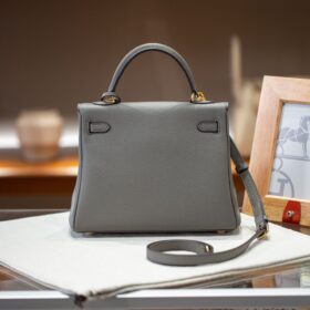 Kelly 25 Gris Etain Togo