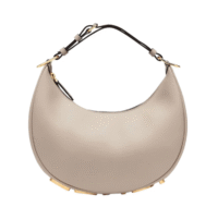 Leren tas in Duifgrijs 24,5 cm