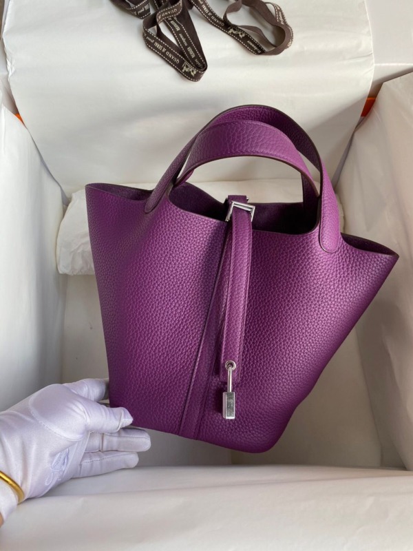 Picotin Lock Togo Violett 18 cm