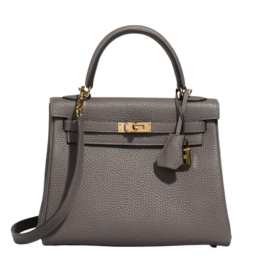 Kelly 25 Gris Etain Togo