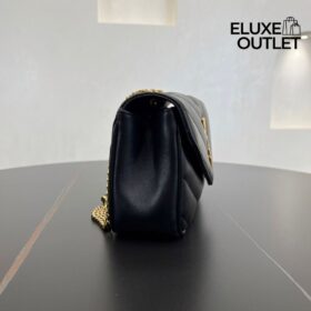 Loulou Medium Schwarz 29 cm