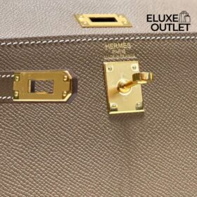 Kelly Epsom 25  Etoupe goldener
