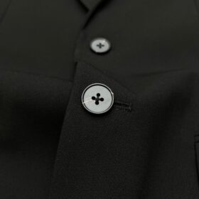 Einreihiger Anzug Schwarz