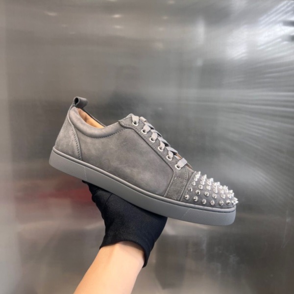 Junior Spike Suede Gray