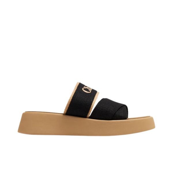 Mila Slide Beige/Schwarz