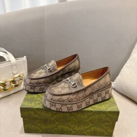 Monogram Wedge Beige 5 cm