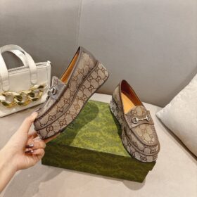 Monogram Wedge Beige 5 cm