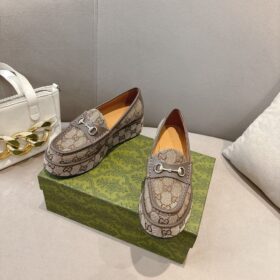 Monogram Wedge Beige 5 cm