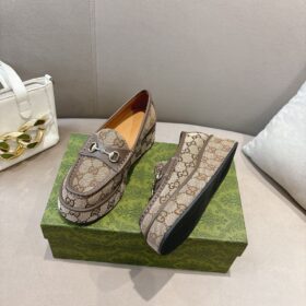 Monogram Wedge Beige 5 cm