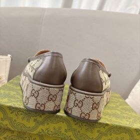 Monogram Wedge Beige 5 cm