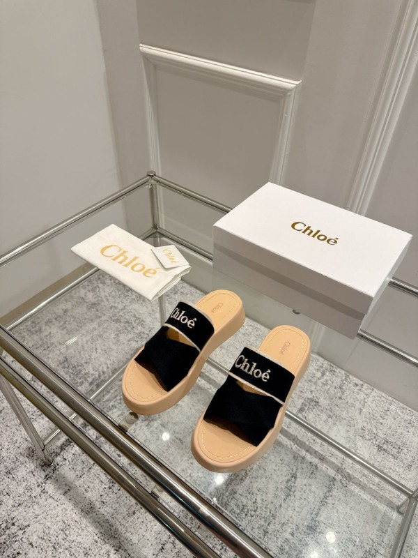 Mila Slide Beige/Schwarz