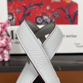 Picotin Lock Togo Gris Pantin 22cm