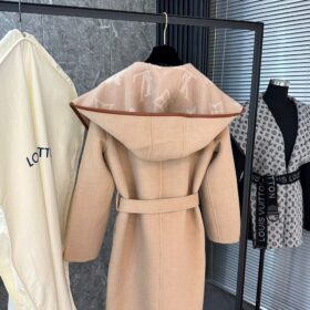Belted Double Face Kamelbraun