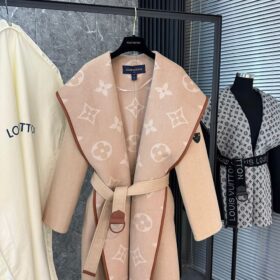 Belted Double Face Kamelbraun