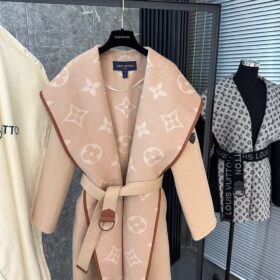 Belted Double Face Kamelbraun