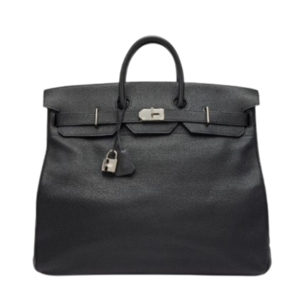 Birkin Palladium Schwarz/Silbern 50 cm