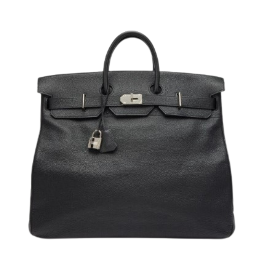 Birkin Palladium Schwarz/Silbern 50 cm