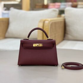 Kelly Epsom Bordeaux 20cm