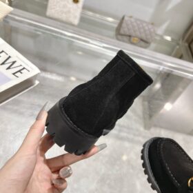 Horsebit ankle Schwarz