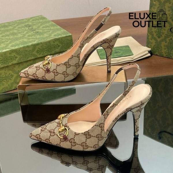 Slingback Pump Braun 10.5 cm