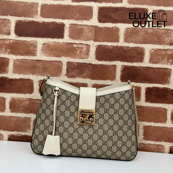 Padlock Supreme Beige/Weib 32.5 cm