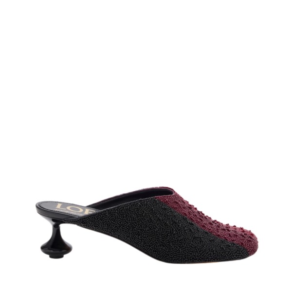 Embroidered Canvas Schwarz 4.5 cm