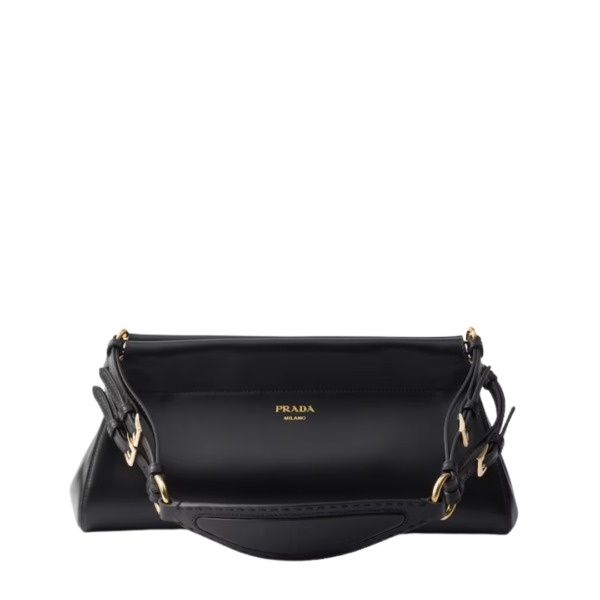 Medium Leather Schwarz 15.5 cm