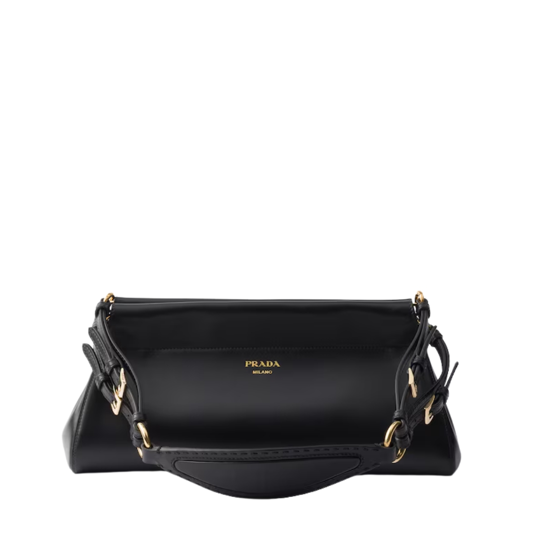 Medium Leather Schwarz 15.5 cm