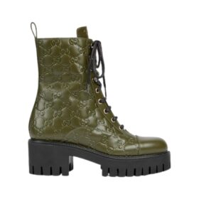 Lace-Up Ankle Grün