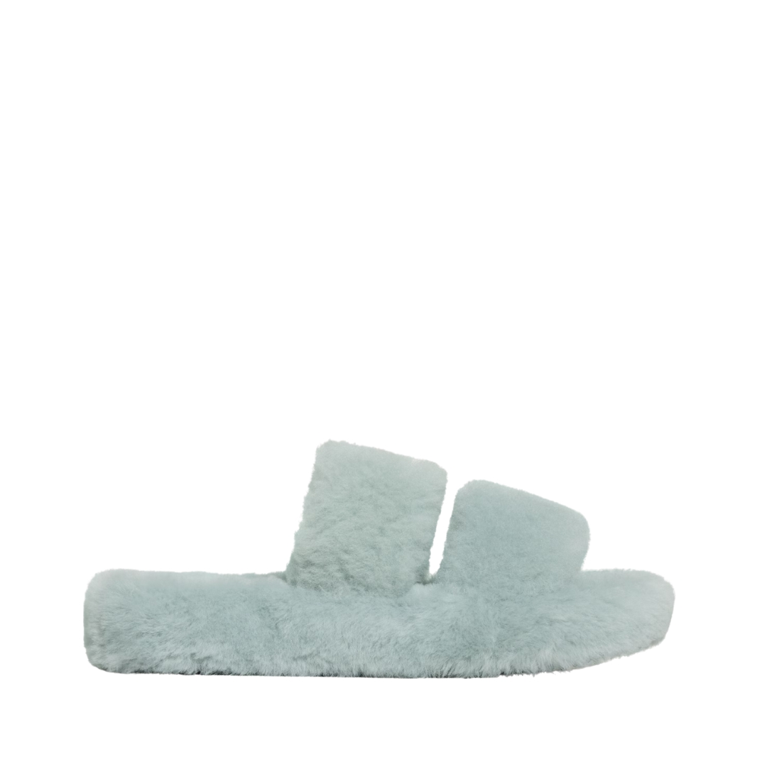 Shearling Blau