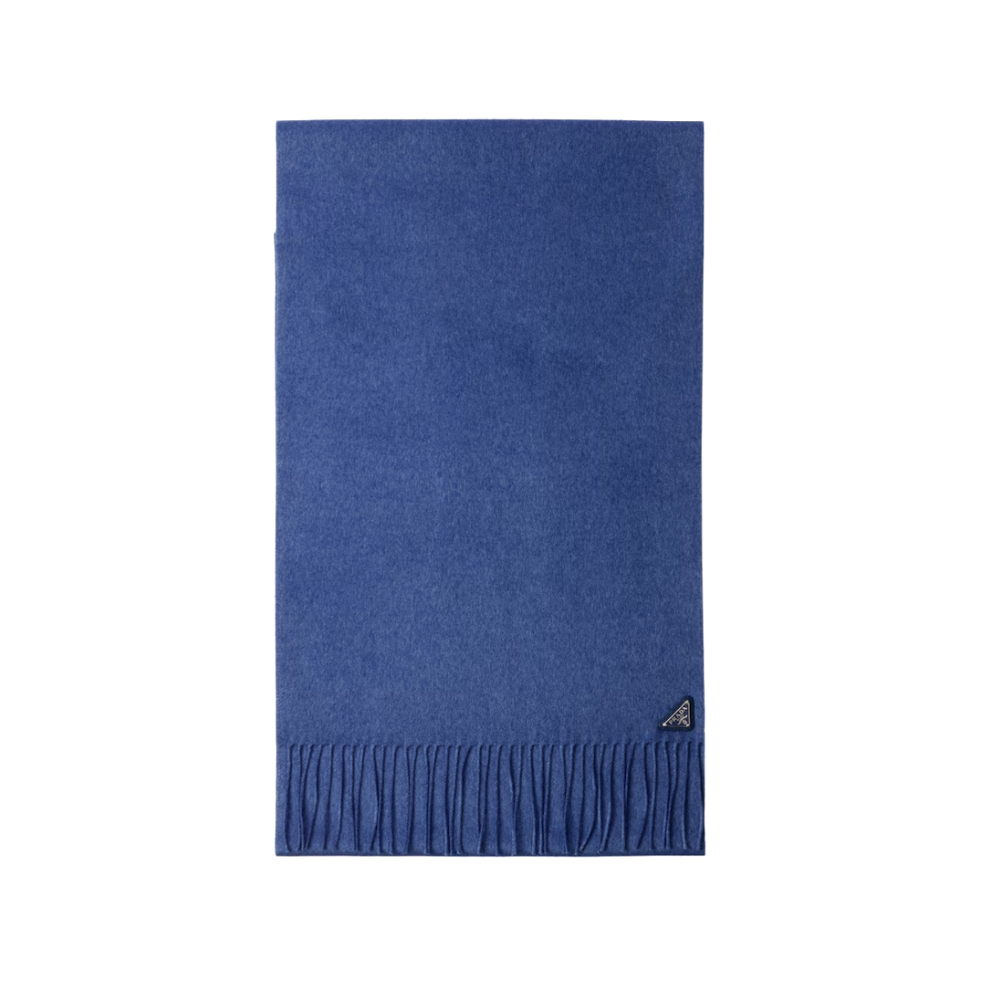 Silk Scarf Blau