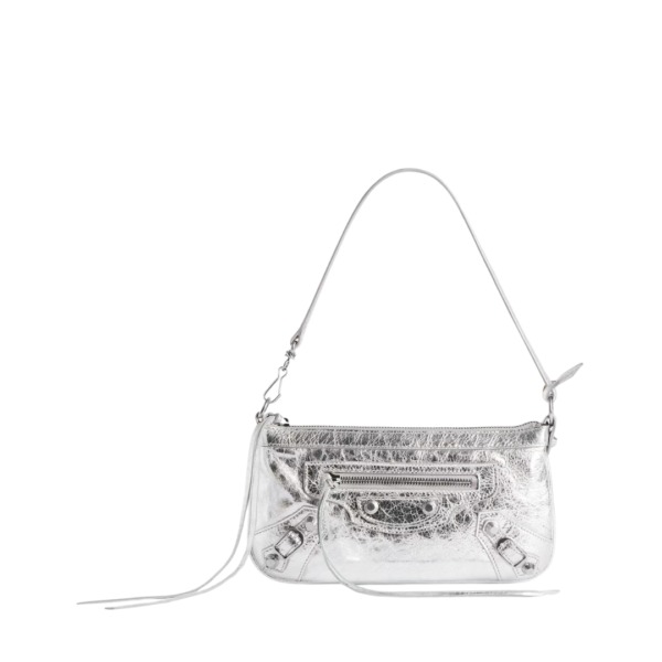 Shoulder Bag Silber 25 cm