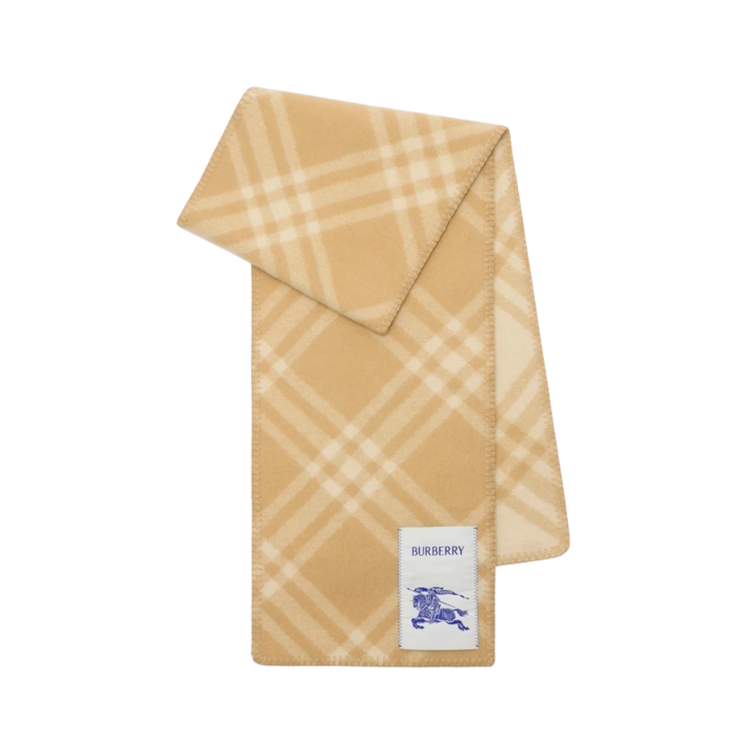 Check Wool Beige