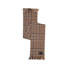 Check Scarf Blau/Beige