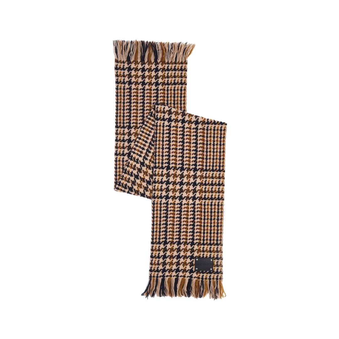 Check Scarf Blau/Beige