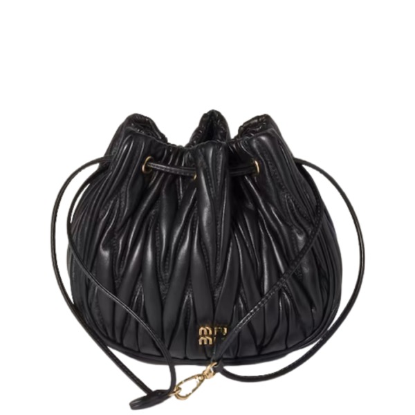 Quilted Nappa Schwarz 14 cm