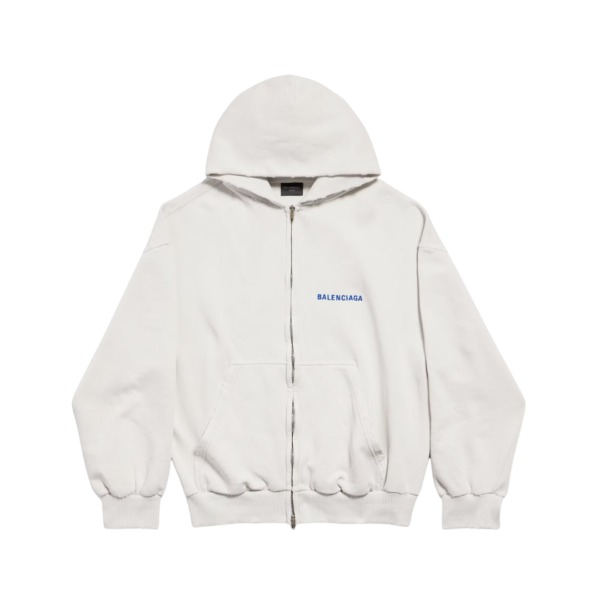Back Zip-Up Weiß