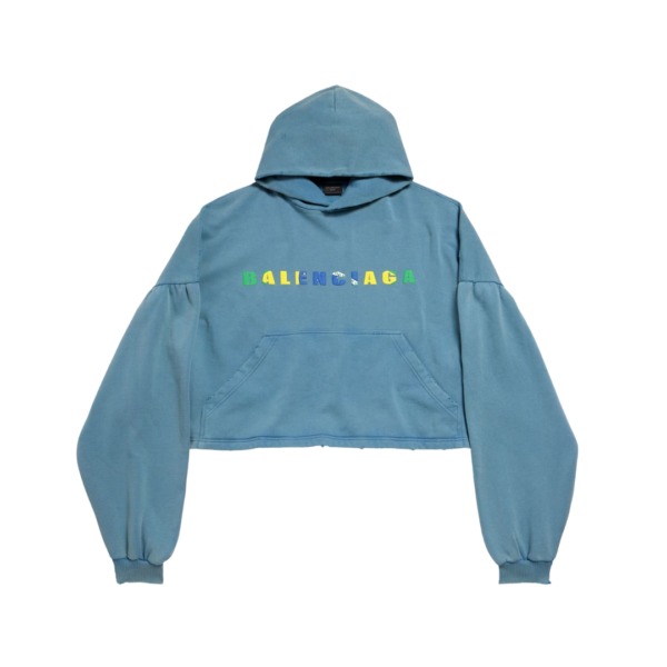 International Cropped Blau