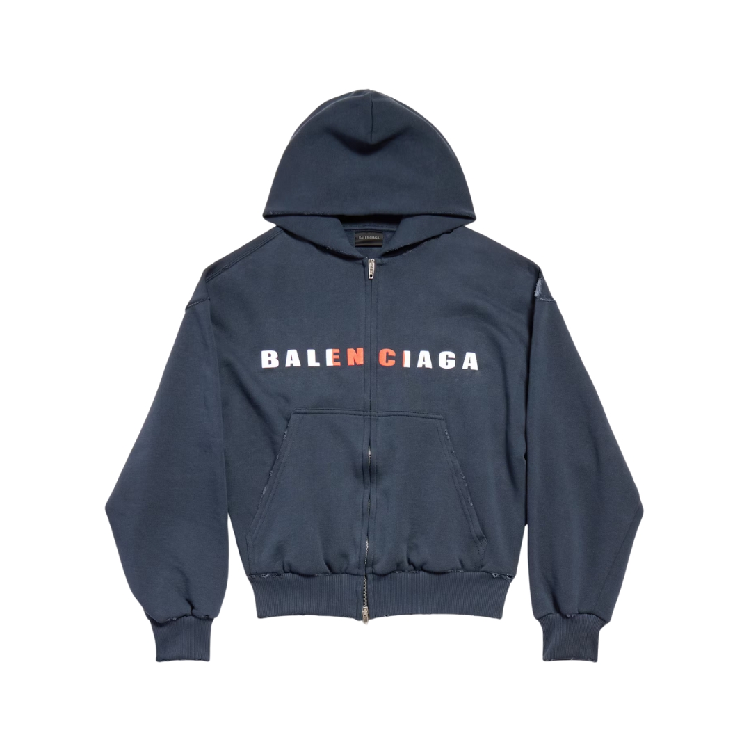 International Zip-Up Blau