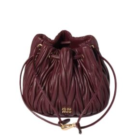 Quilted Nappa Bordeaux 14 cm