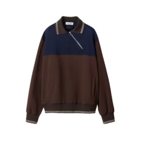 Zipper Braun/Blau