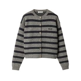 Cardigan Grau/Blau
