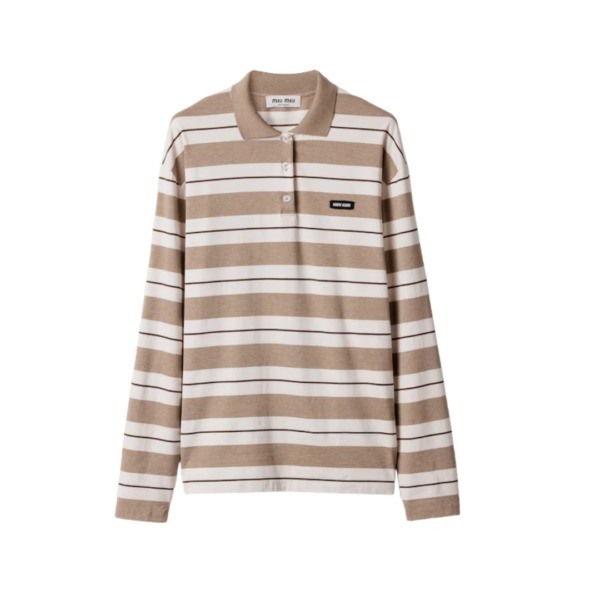 Cotton Jersey Beige/Braun