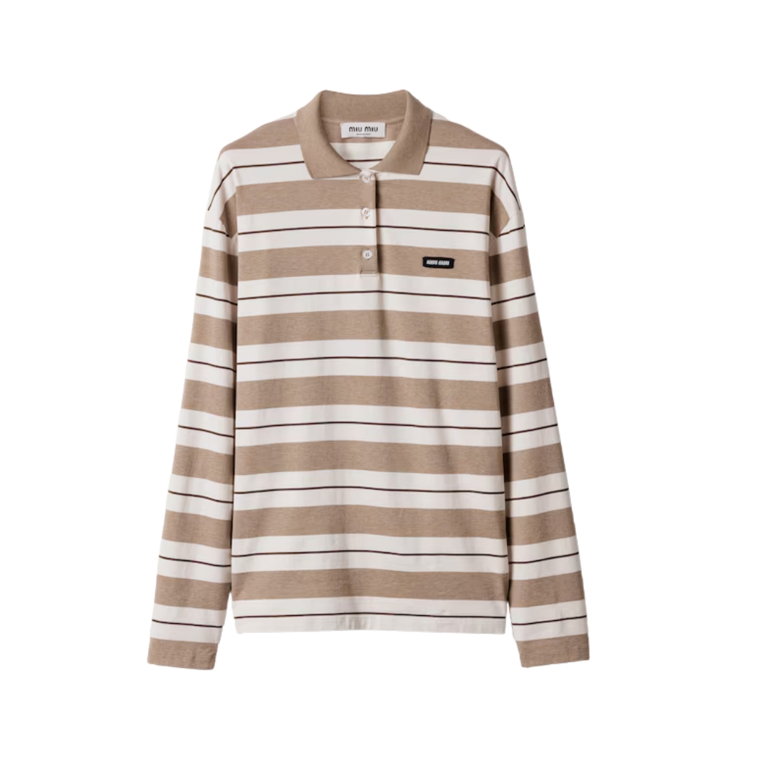 Cotton Jersey Beige/Braun