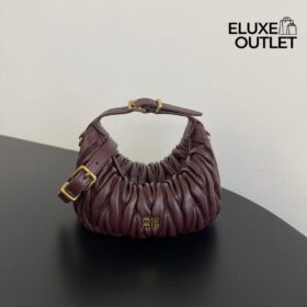 Quilted Nappa Bordeaux 8.5 cm