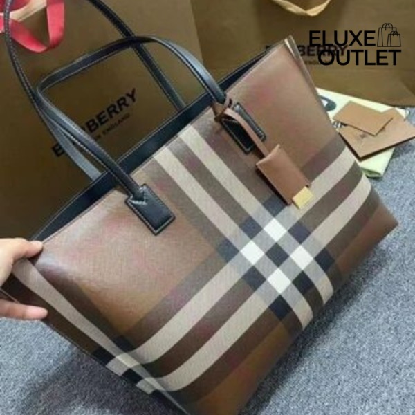 Tote Dunkles Birkenbraun 34 cm