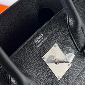 Birkin Palladium Schwarz/Silbern 50 cm