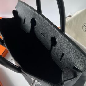 Birkin Palladium Schwarz/Silbern 50 cm